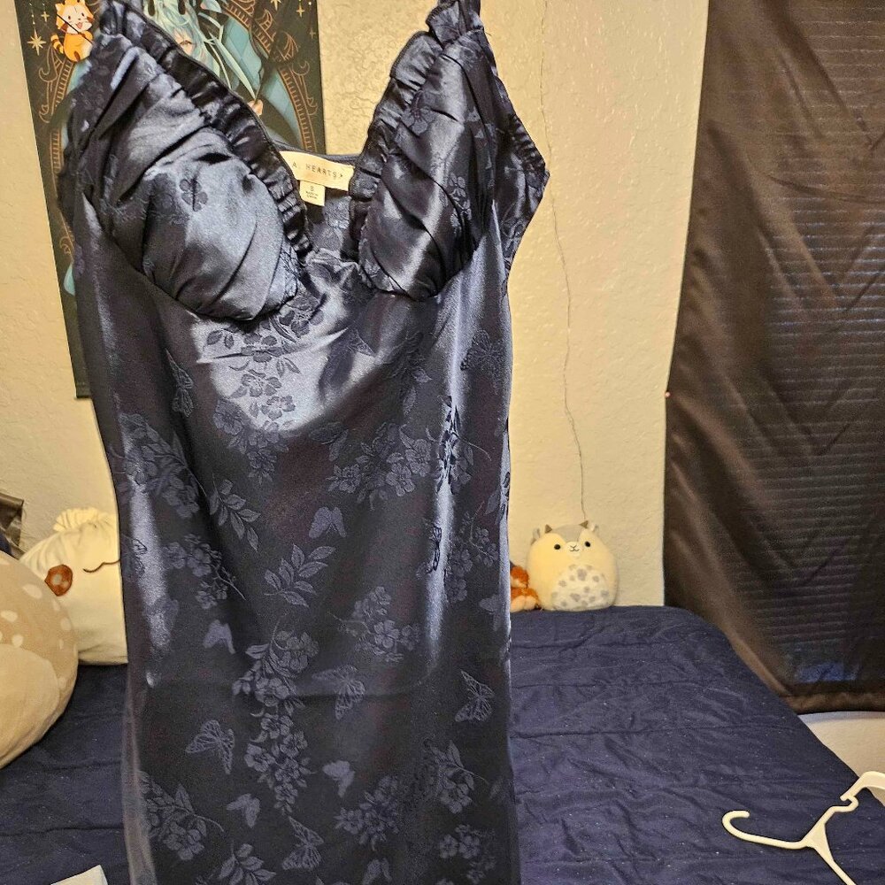 NEVER WORN LA Hearts Navy Blue Dress S